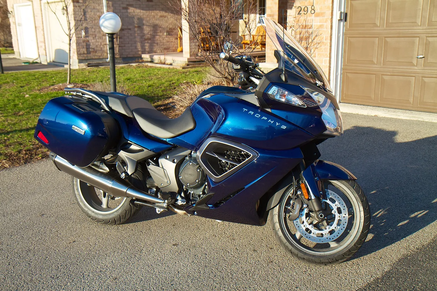 Triumph Trophy 1200 touring motorcycle