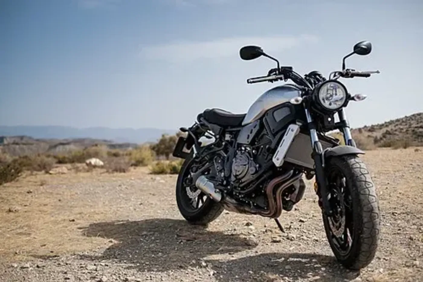 Yamaha XSR700 retro motorcycle