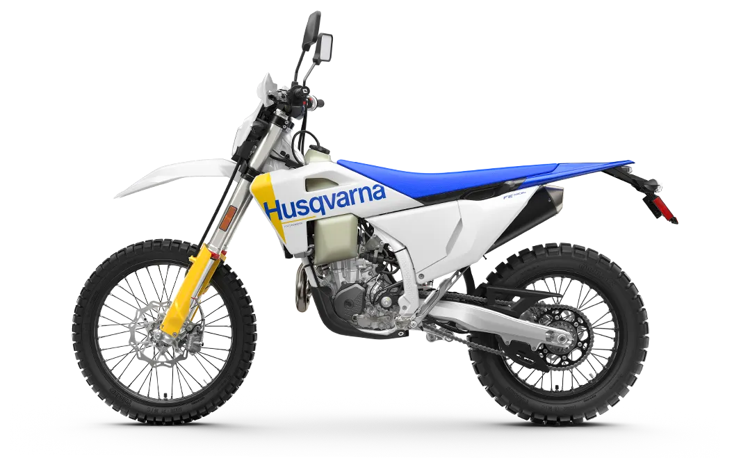 Husqvarna FE 501S opposite side studio profile