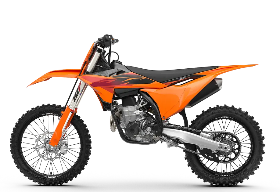 KTM 450 SX-F left side studio profile